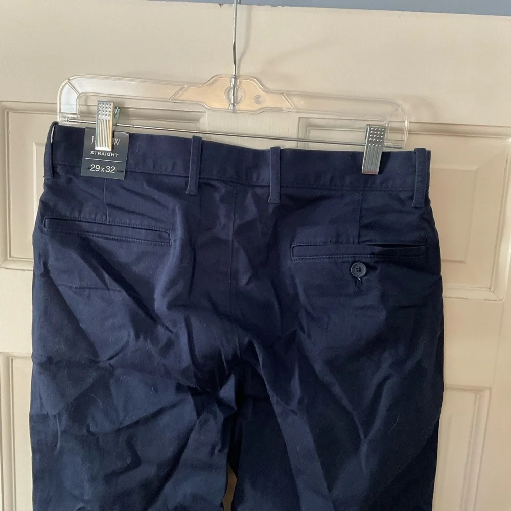 J.Crew Flex Straight‎ Chino Pants Navy Blue Men’s Size 29x32 NWT Office Work